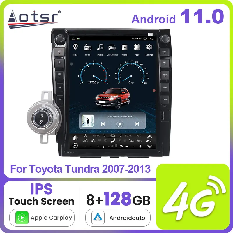 

13“ Android 11.0 For Toyota Tundra 2007-2013 Car Radio Multimedia Player Auto DVD Stereo Head Unit Audio GPS Navinc