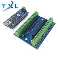 NANO V3.0 Controller Terminal Adapter Expansion Board NANO IO Shield Simple Extension Plate For Arduino AVR ATMEGA328P