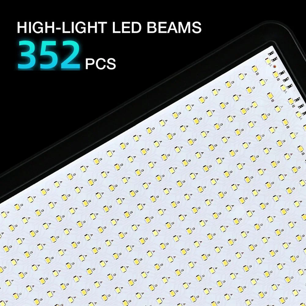 New 8/12inch LED Video Light Panel Bi-Color 2800k-7000k Photography Lighting w Remote for Live Streaming Photo Studio LED Light