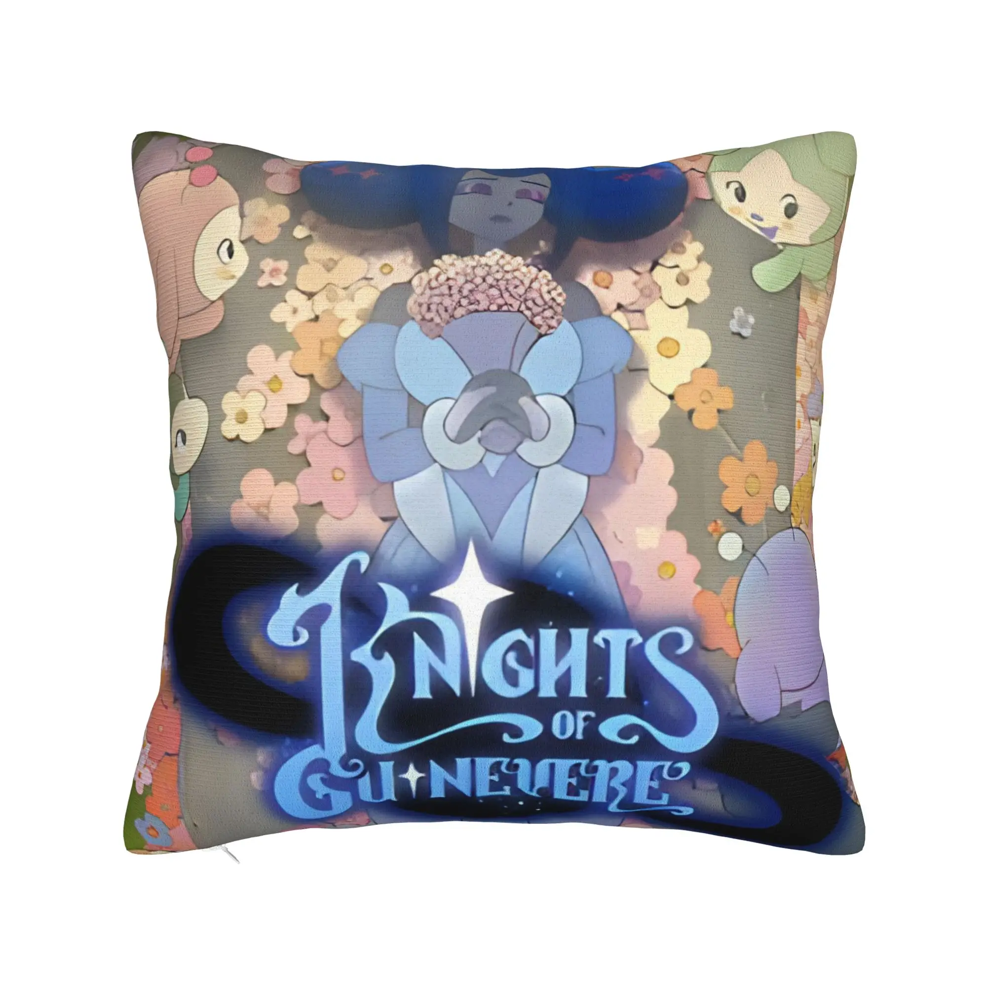 K-Knights Of Guinevere Pillowcase Accessories Printing Cushion Cover Decoration  Pillow Case Cover Seater Multiple Sizes