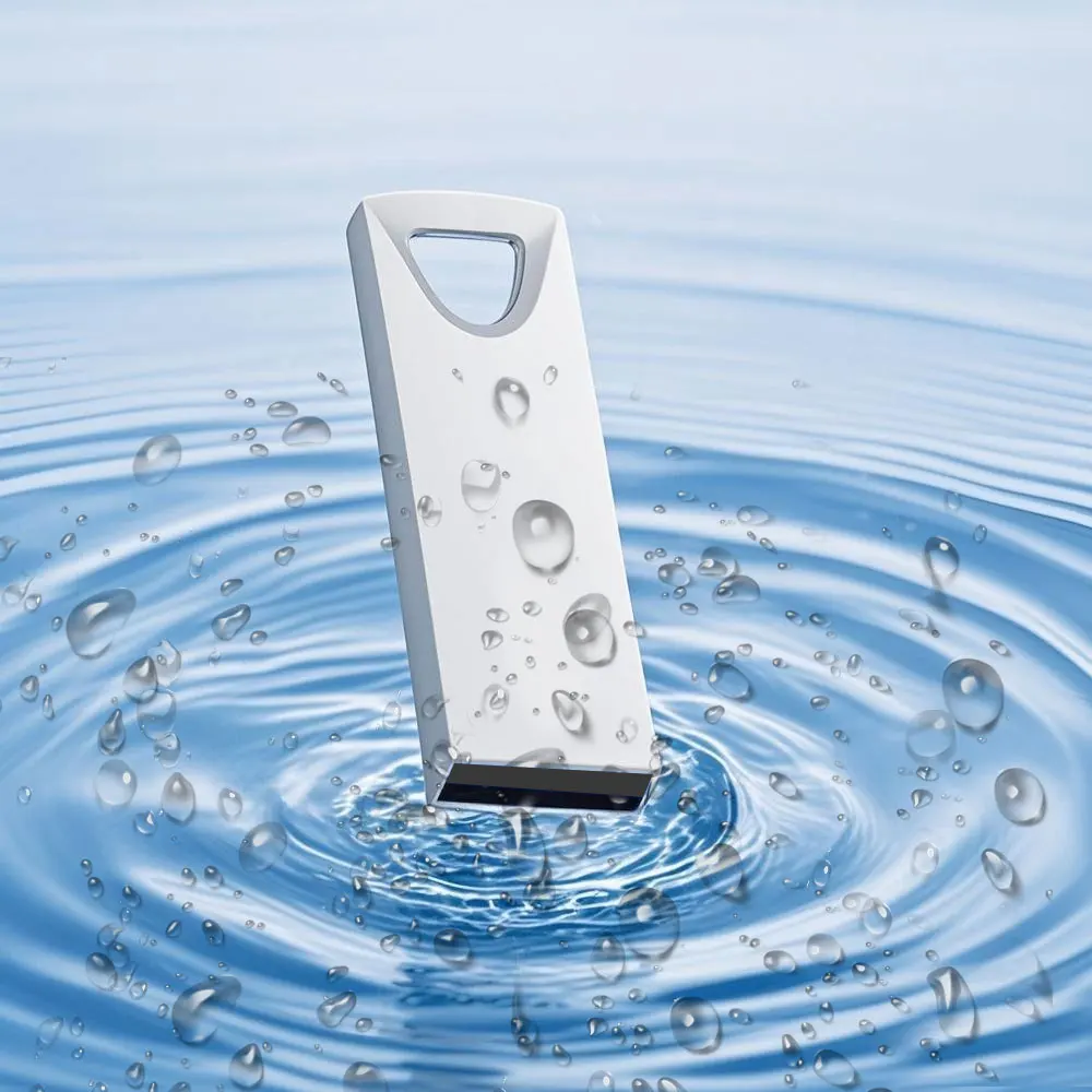 Metal High-capacity USB Flash Drive Usb 2.0 Pen Drive 4gb 128gb Black Lightweight and Waterproof with Strong Stability U Disk