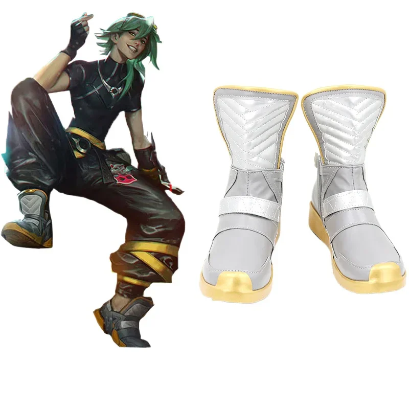 

Обувь LOL Heartsteel EZ Ezreal, аксессуары для косплея LOL, реквизит для Хэллоуина и карнавала, ботинки для косплея