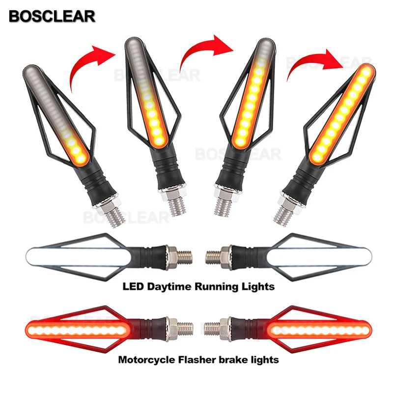 ユニバーサルモーターサイクルウインカー,点滅,モーターサイクルカーテン,シェード,24 LED, 2個