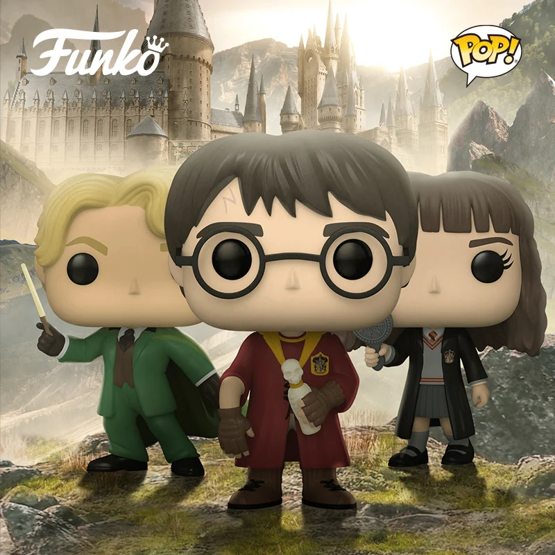 Genuine POP Harry Potter Ron Hermione Snape Dobby Luna Lord Voldemort Soul Eating Vinyl Action Figure Collection Model Toys Gift