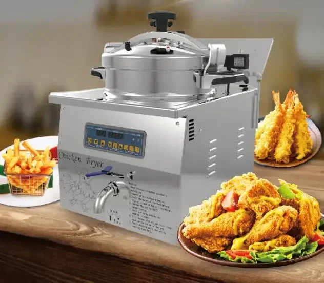 

Commercial Desktop Electric Fryer /French Fries Fryer MDXZ-16C 16L/Fried Chicken Steak Pressure Cooker for Sale