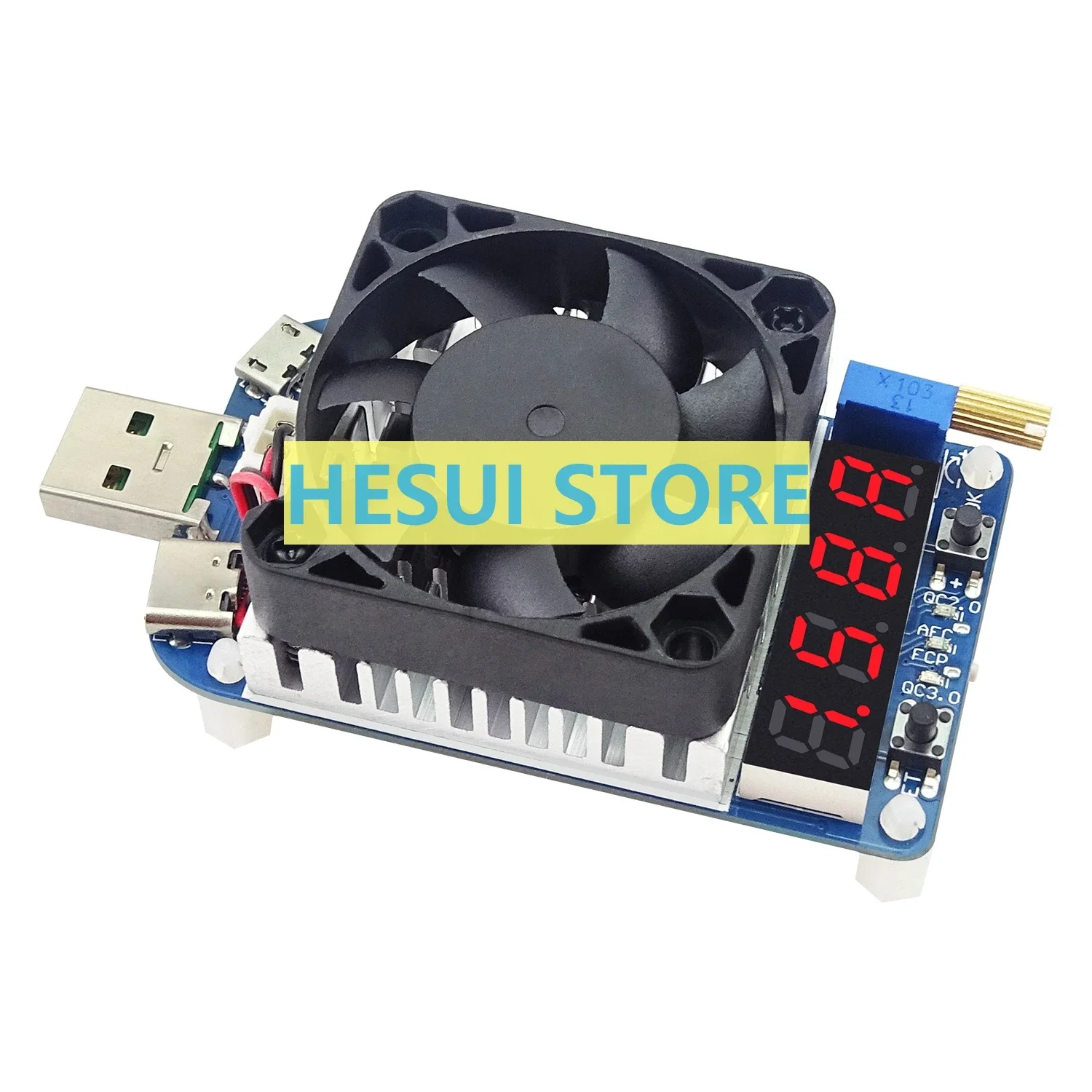 HD25/35 USB electronic load voltmeter ammeter fast charge tester triggers AFC FCP QC3.0 2.0 decoy