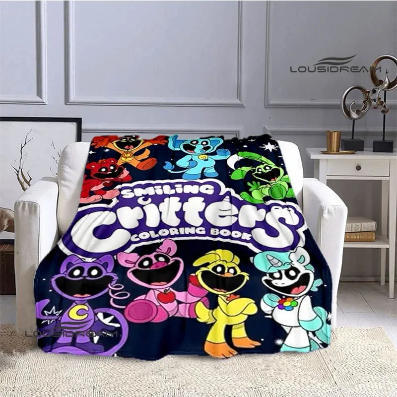 S-smiling critters Cartoon blankets picnic blanket Warm Flannel blankets Soft and comfortable blanket bed linings Birthday Gift