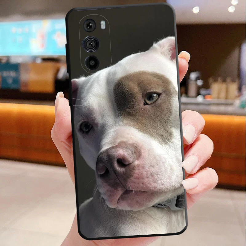 

Phone Case For Motorola Edge 50 40 Pro 60 50 40 30 Ultra Neo Fusion Moto G Play G Stylus G Power G Pitbull Terrier Dog