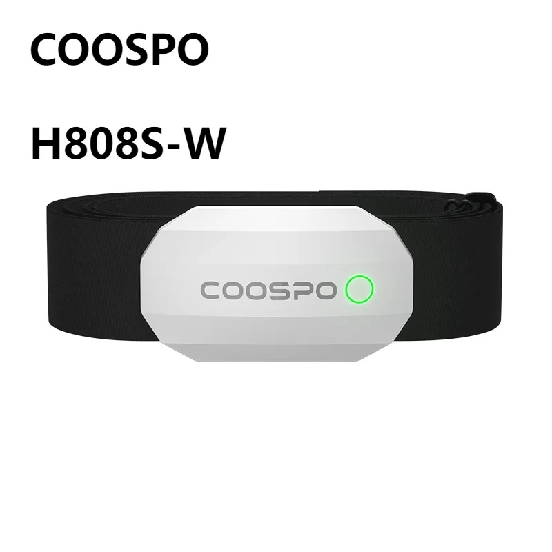 COOSPO H808S Dual Mode HRM - ANT+/BLE Chest Strap for Wahoo/Garmin/Zwift Sports Monitoring