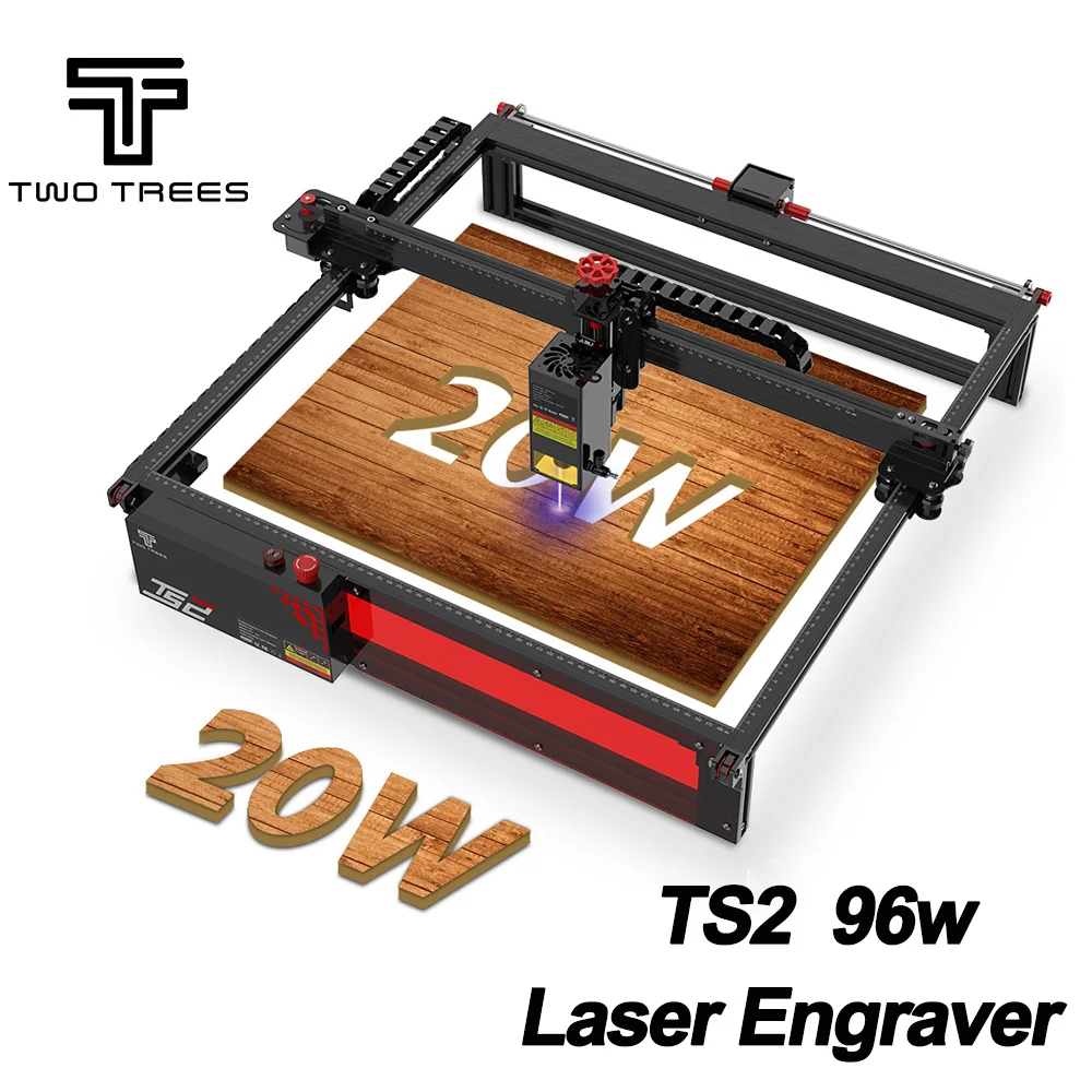 

Twotrees TS2 160W Laser Engraving Machine 450X450mm XY Axis Limit Switch Compressed Spot Technology LightBurn Gyroscope CNC Cut