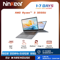 Ninkear YBOOK15 2 in 1 Laptop AMD Ryzen™ 3 3200U 15.6' 360° Flip FHD IPS Touchscreen 16G+512GB SSD  Backlit Keyboard Windows 11