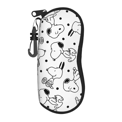 Fashion Snoopys Cartoon Glasses Case Men Women Fashion Accessories Eyewear Storage Box Ins Eyeglasses Box
