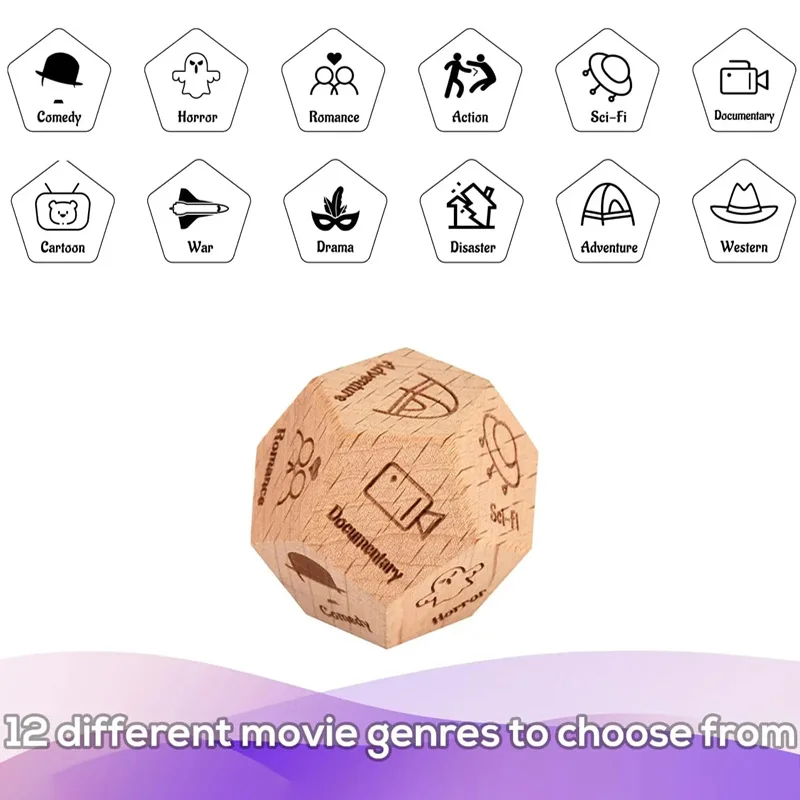 Dice for Her Him Couples Gift Ideas Food Decision Dice Games Christmas Birthday Valentines Day Gifts for Wife Husband 2026