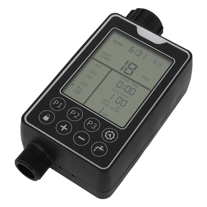 

A84E-Electronic Garden Watering Timer With LCD Display, Automatic Irrigation Controller, Intelligent Valve Water Control