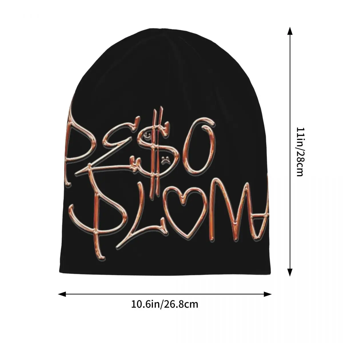 Women Men Vintage Peso Pluma Logo Slouchy Beanie Accessories Bonnet Knit Hat Windproof Winter Warm Caps Best Gifts Choice