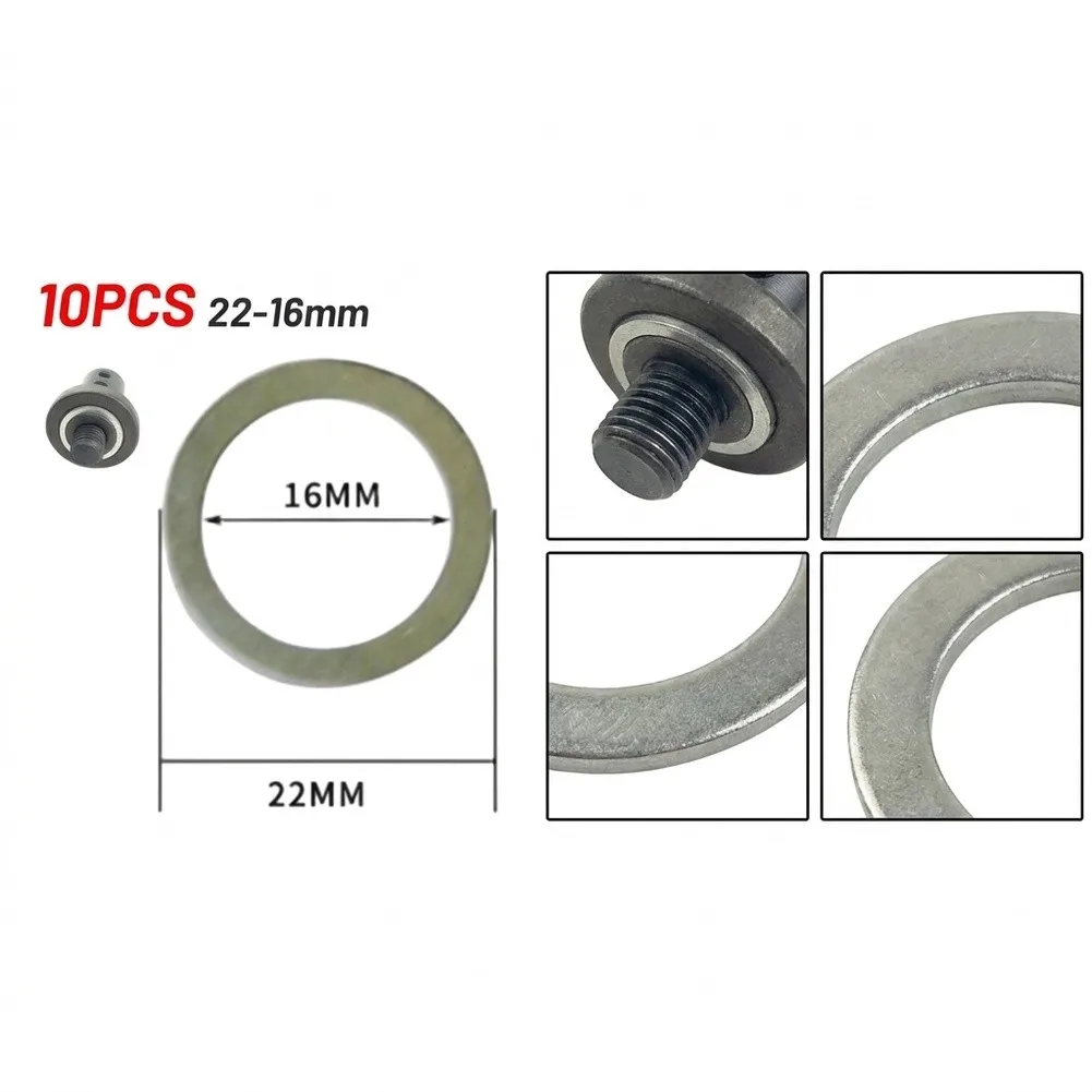 for durable Professional New Saw Blade Washer Set Ring Silver Iron Saw Cutting Washer Blade Aperture Change Washer