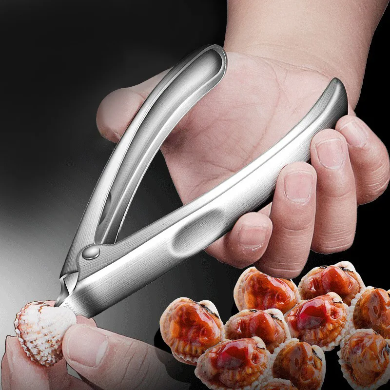 Household clam opener multi-purpose kitchen shell opening tool shell prying gadget