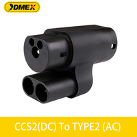 JDMEX EVSE Combo CCS2 to Type 2 Connector DC AC Converter EV Charger Adapter For Electric Car Vehicle