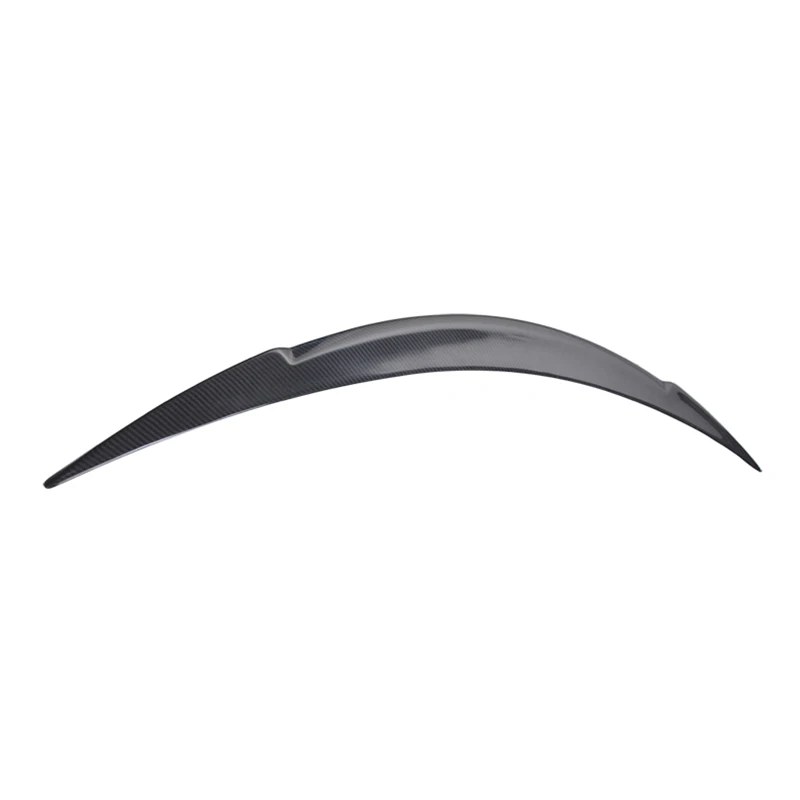 Black Carbon Fiber  Rear Trunk Spoiler Tail Wing Lip R Style Fit for Tesla Model S 2014+  car accessories Model S Rear Spoiler