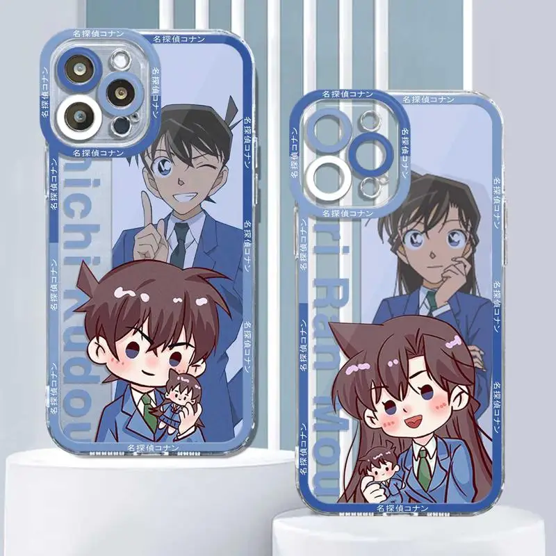 Clear Conan Detective Kaito Kuroba For Apple iPhone 15 13 12 14 Pro Max 11 Mini 7 Plus XS XR 8 X 12mini 13mini Phone Case