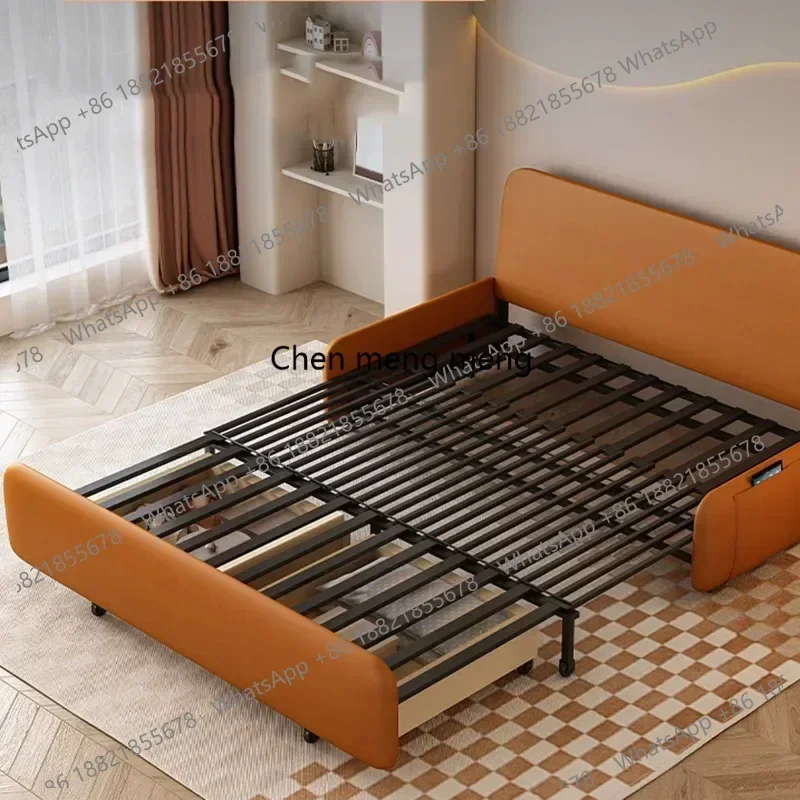M138Girls Beauty Bed Frame Bedroom King Size Modern Luxury Headboards Bed Multifunctional Sleeping Camas De Casal Home Furnitur view 6