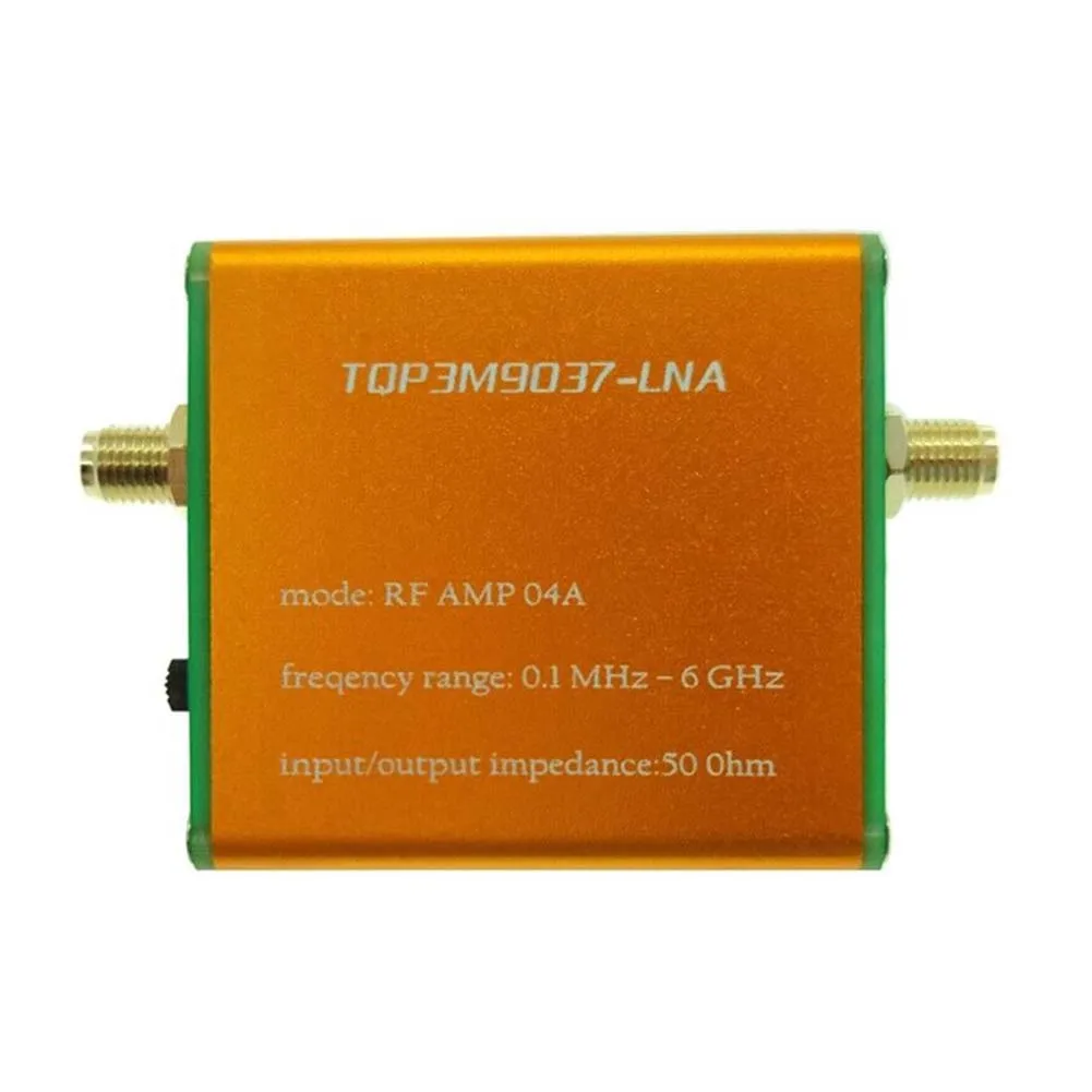 For 100kHz-6GHz Full Band RF Preamplifier For Ultra Low Noise Amp For FM VHF UHF Signal Amplification With For SMA Connector