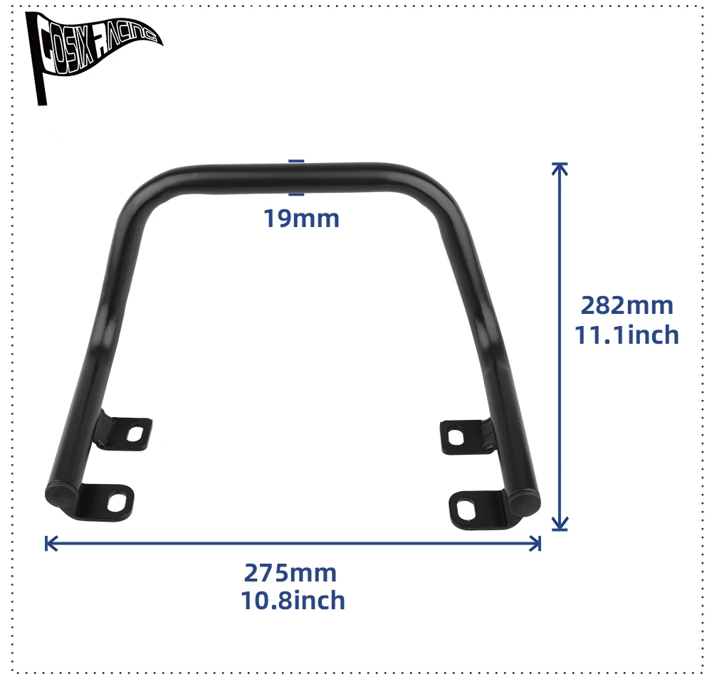 Fit INTERCEPTOR 650 18-23 CONTINENTAL 650 GT 650 19-23 Motorcycle Accessories Rear Seat Grab Bar Hand Armrest Handle Rail