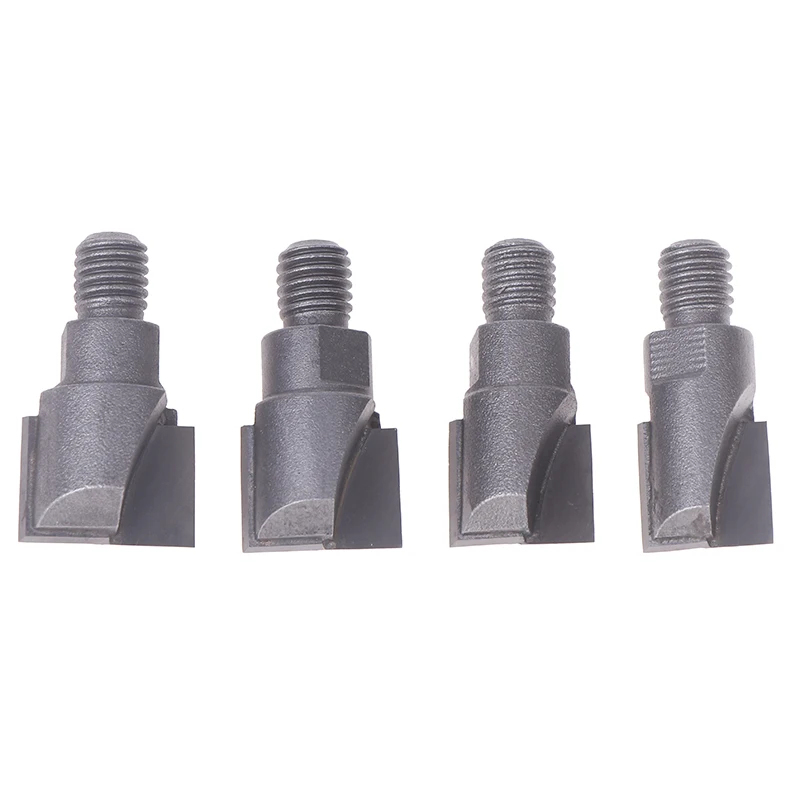 10mm Shank Wooden Door Lock Slotting Cutter 16.5-22mm Tungsten Steel Woodworking Milling Cutter Tools Screw Thread
