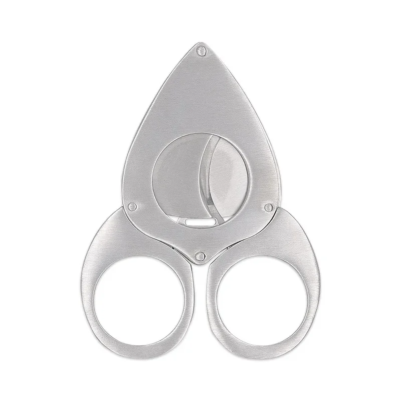 Bat Shape Double-edged Cigarette Cutter Stainless Steel Portable Shears Cutting Tool Gadget Cuban Smoking Guillotine Accessories