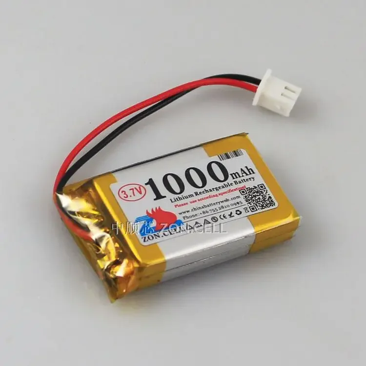 In 402540*2 3.7V 1000 Ma lithium polymer battery electronic dog story King learning machine Rechargeable Li-ion Cell