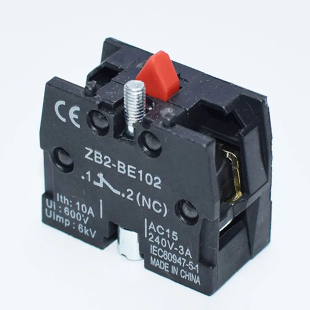 Red Mushroom Push Button Switch XB2-ES542 22mm 1NC Latching Exigent Stop For Industrial Electrical Control Panel