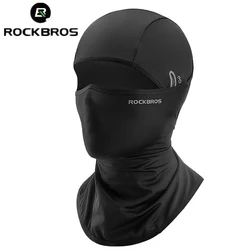 ROCKBROS Summer Cycling Mask Outdoor Sun Protection Full Face Mask MTB Road Bike Helmet Scarf Protection Cool Bicycle Mask