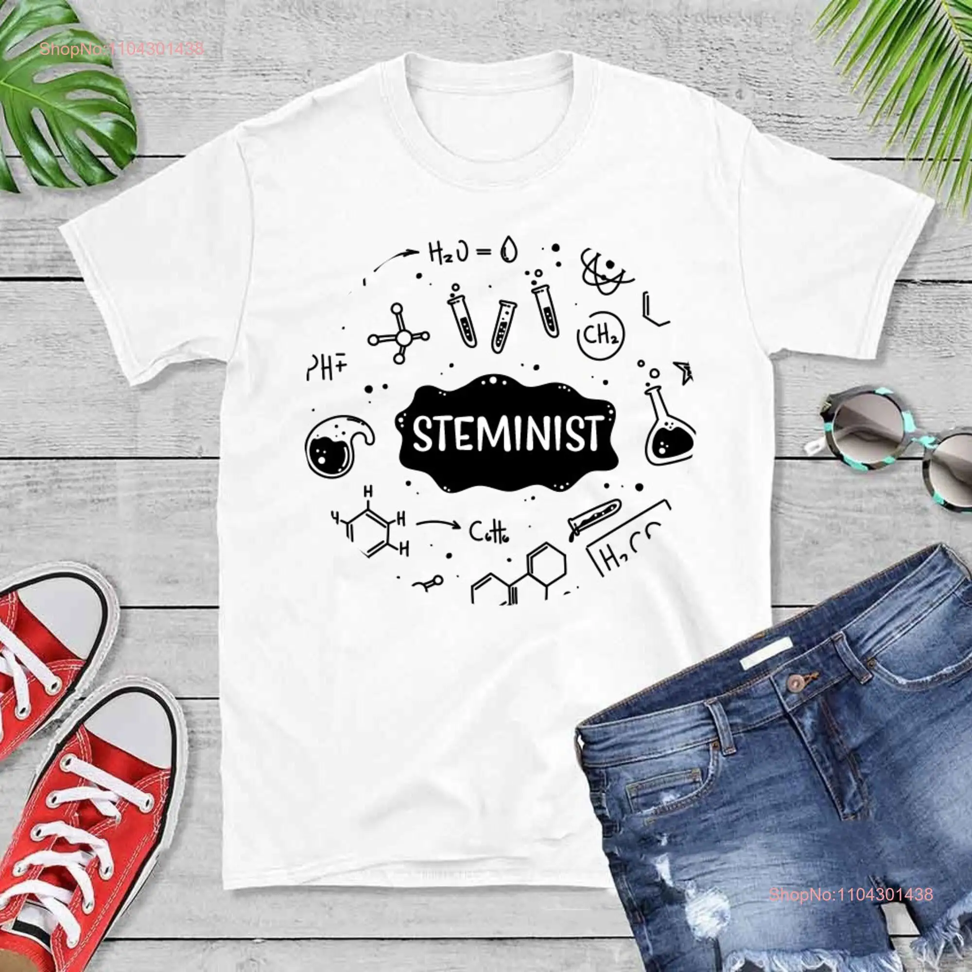 Steminist T Shirt Stem Woman Student Idea Science long or short sleeves