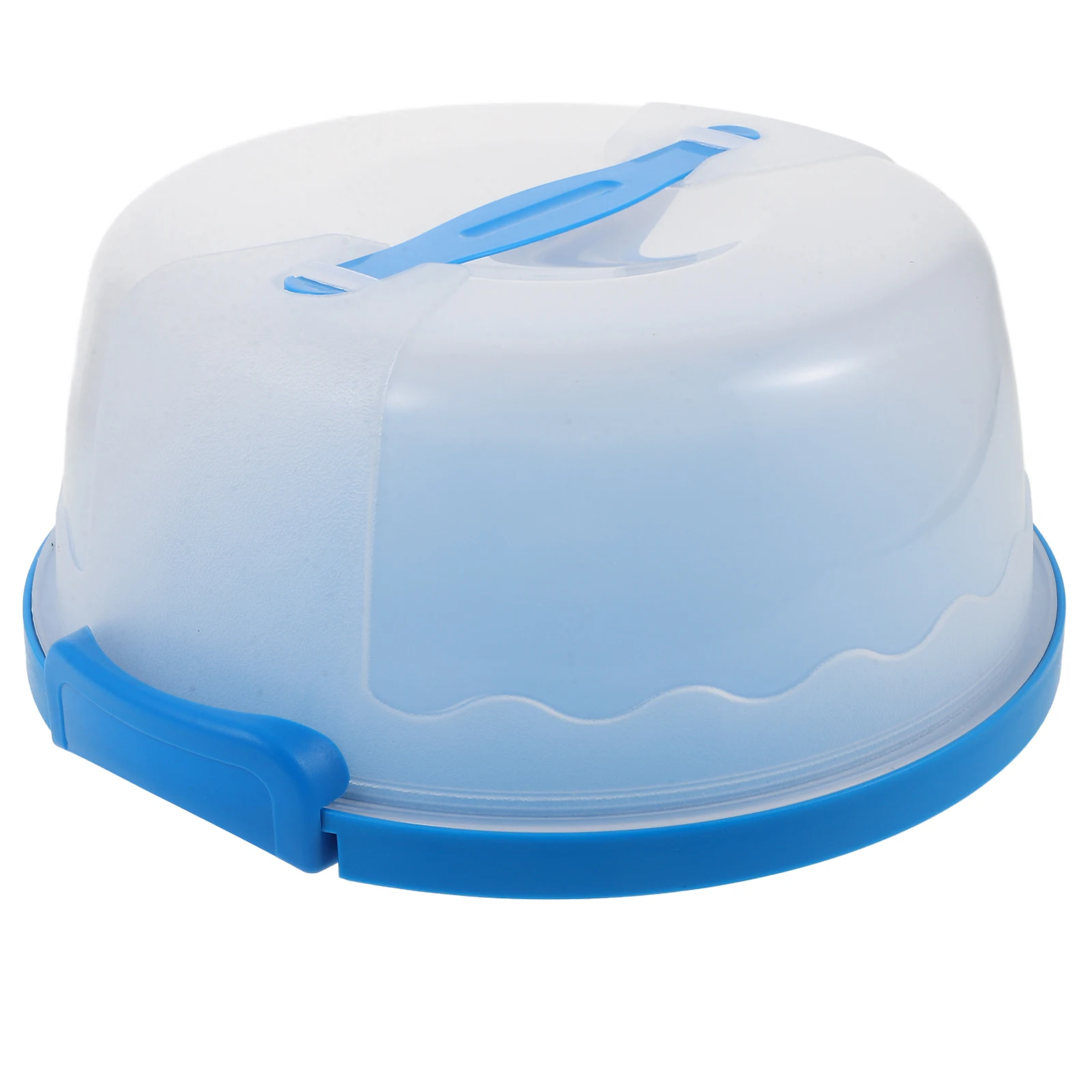 

6 8 Inch Reusable Plastic Cake Box Carrier Round Baking Packaging Dessert Preservation Travel Case Sturdy Handheld