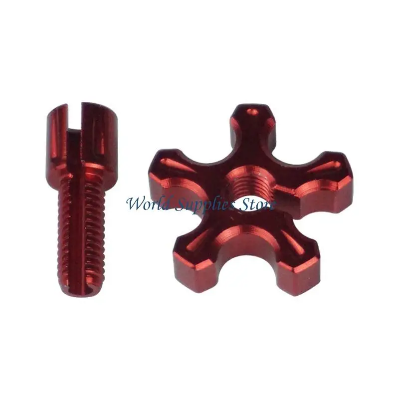 

G6KC Aluminum Motorcycle Clutch Cable Wire Adjuster Fixed Screws For ER6-N GPX600