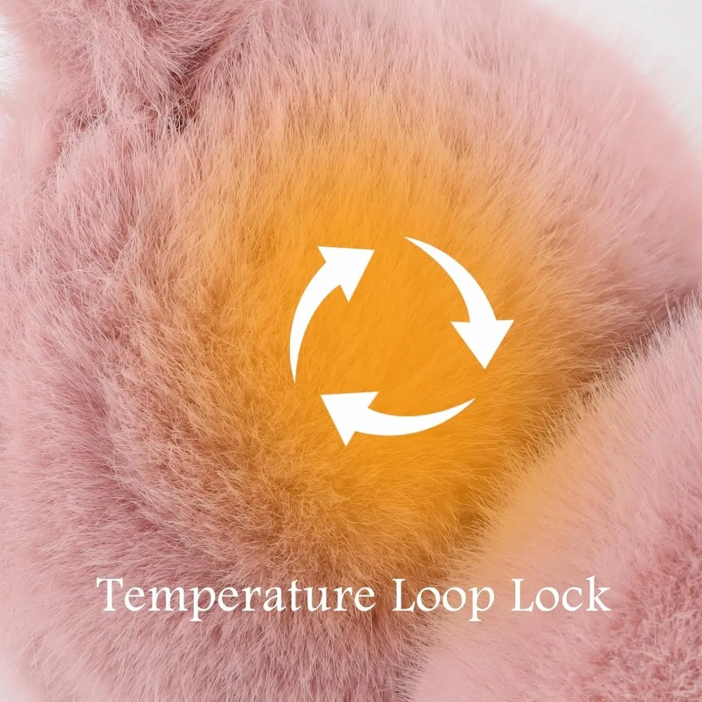 يفشل الأذن الدافئة للنساء الشتاء للجنسين رقيق غطاء للأذنين قابل للتعديل سيدة الأذن دفئا فو الفراء الأذن يغطي