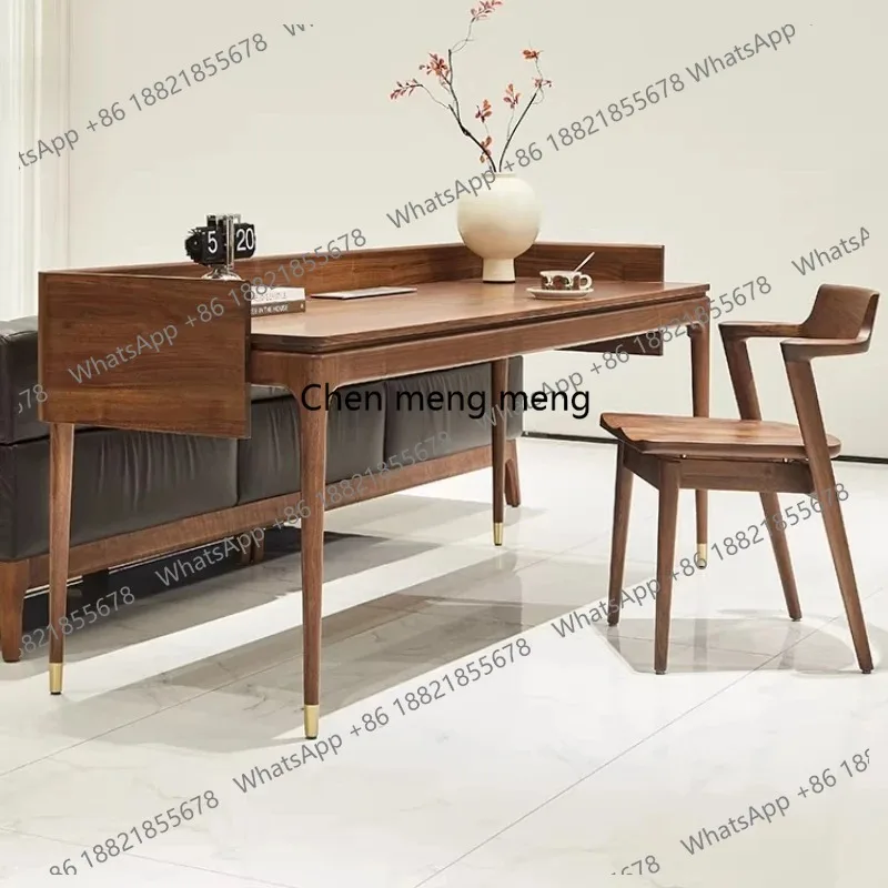 Standing Shelves Office Desk Display Conference Executive Wooden Office Desk Modern Minimalist Mesa Ordenador Home Furniture