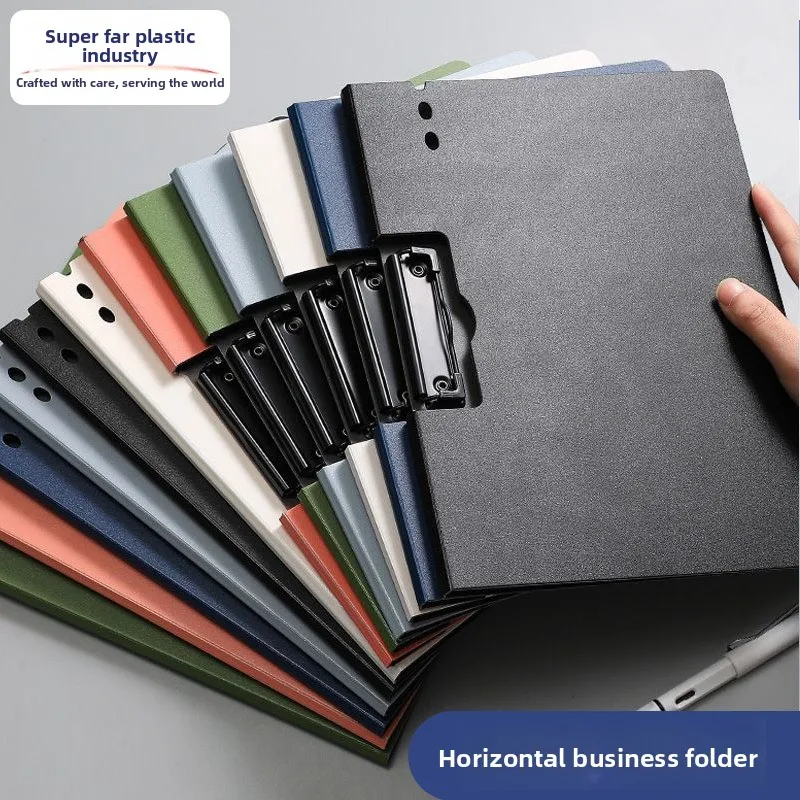 

1pc A4 File Folder Clipboard Writing Pad Board Test Paper Document Organizer For Business & School, Stationery & Office Supplies