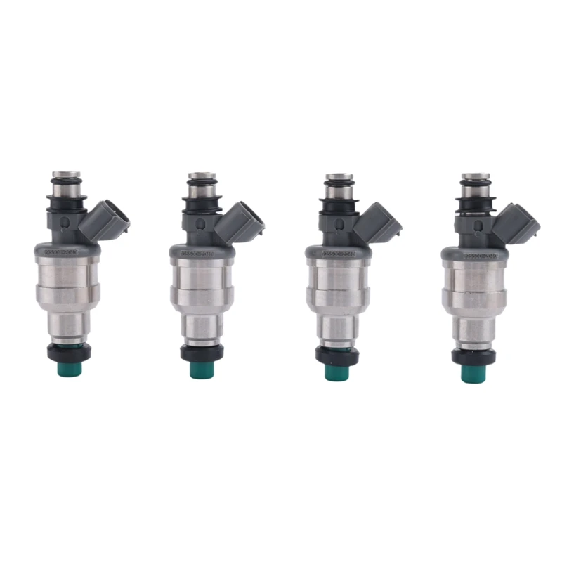 4Pcs Fuel Injector Fuel Injector Automotive For Mazda 1.6L 1.8L 4CYL 1955002040 195500-2040 Replacement Accessories