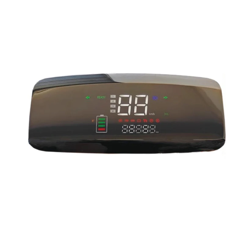 B02 Electric Motorcycle Instrument Assembly, Universal 48V/60V/72V LED Dashboard Display, One-Line Communication