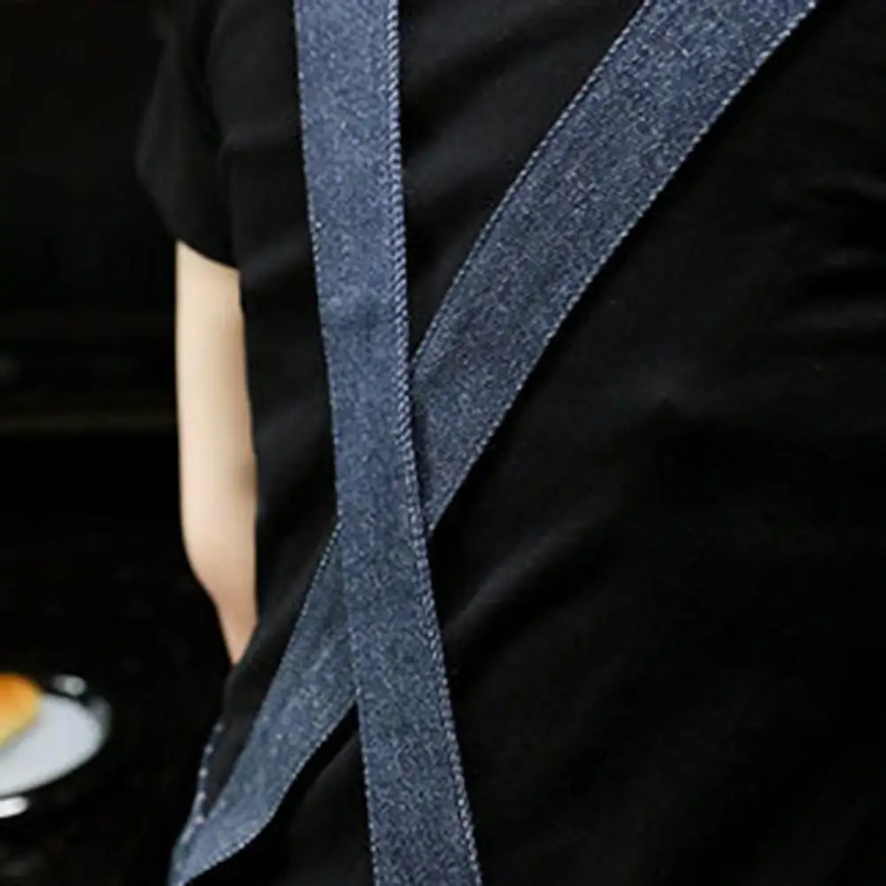Breathable Cooking Apron Stripe Apron with Hand Towel Stripe Stain-resistant Kitchen Apron with Pocket Removable Hand for Men