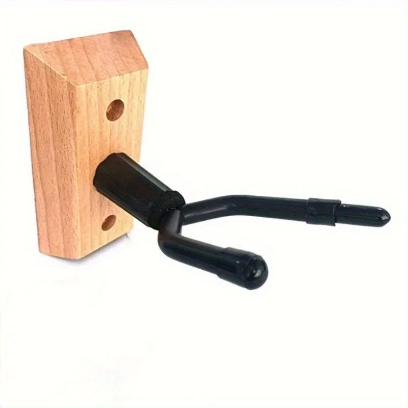 1Pc Practical Design Wall Mounted Violin Fiddle Viola Hanger Hook Durable Wood Base for Home Studio Decoration