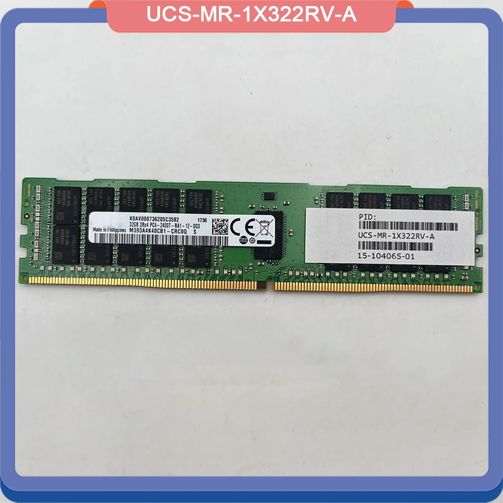 1PCS For Cisco UCS C200 C220 C240 M4 Memory 32G 32GB DDR4 2400MHz 2400T ECC RAM UCS-MR-1X322RV-A