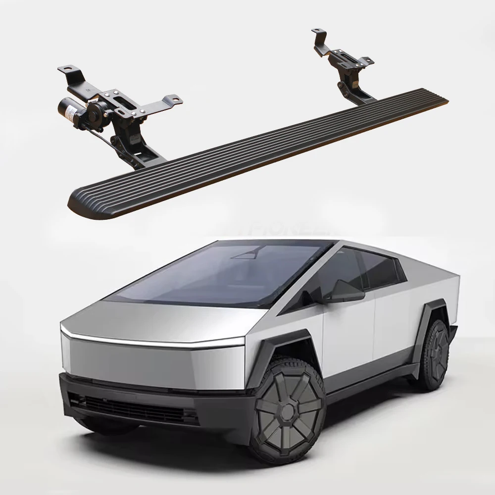 Подходит для Tesla Cybertruck 2024-2025, силовые подножки, автоматические выдвижные боковые ступеньки, набор из 2 предметов