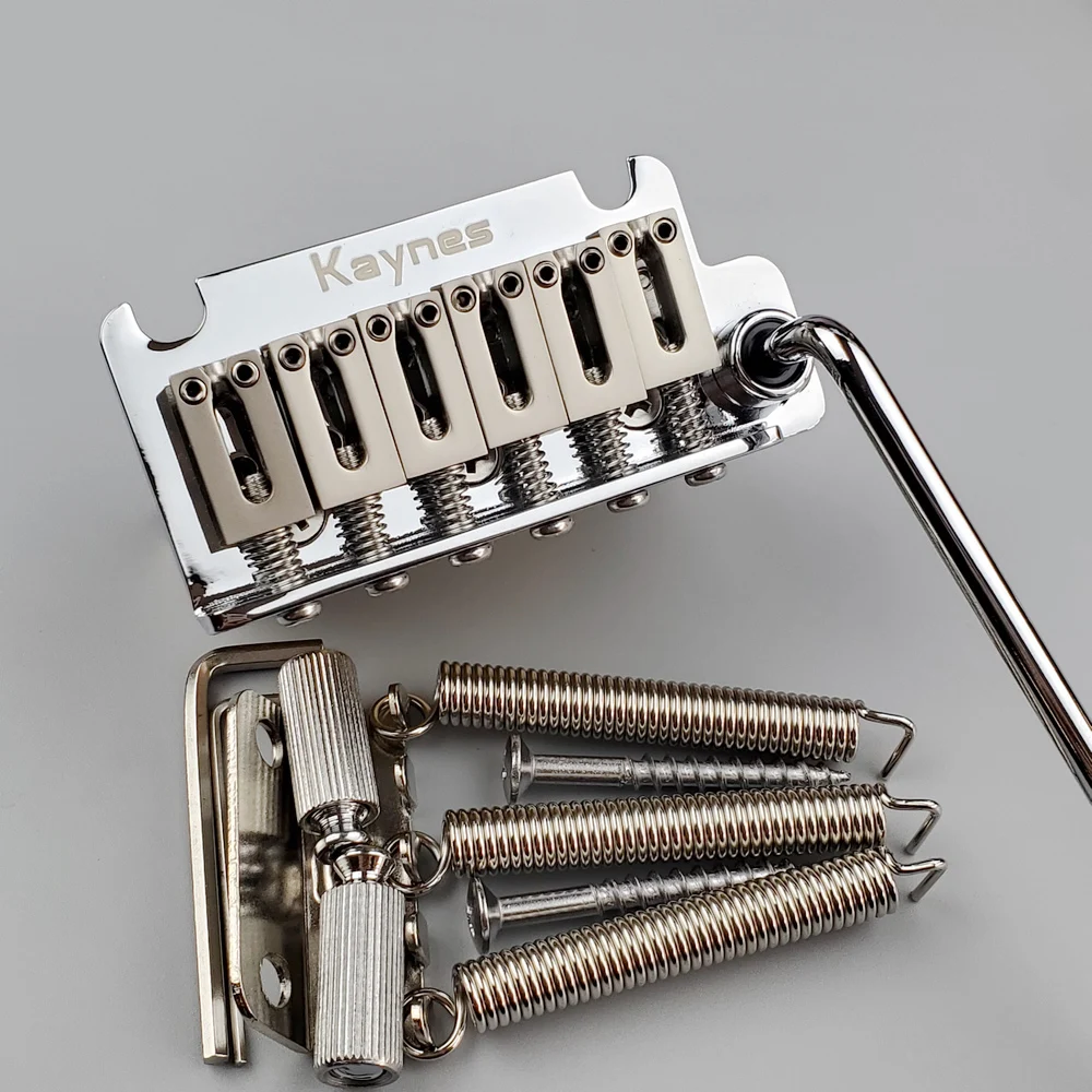 KAYNES 2 post point Electric Guitar Tremolo System Bridge With Brass Block for ST and suhr guitar Chrome Silver Black Gold KY06