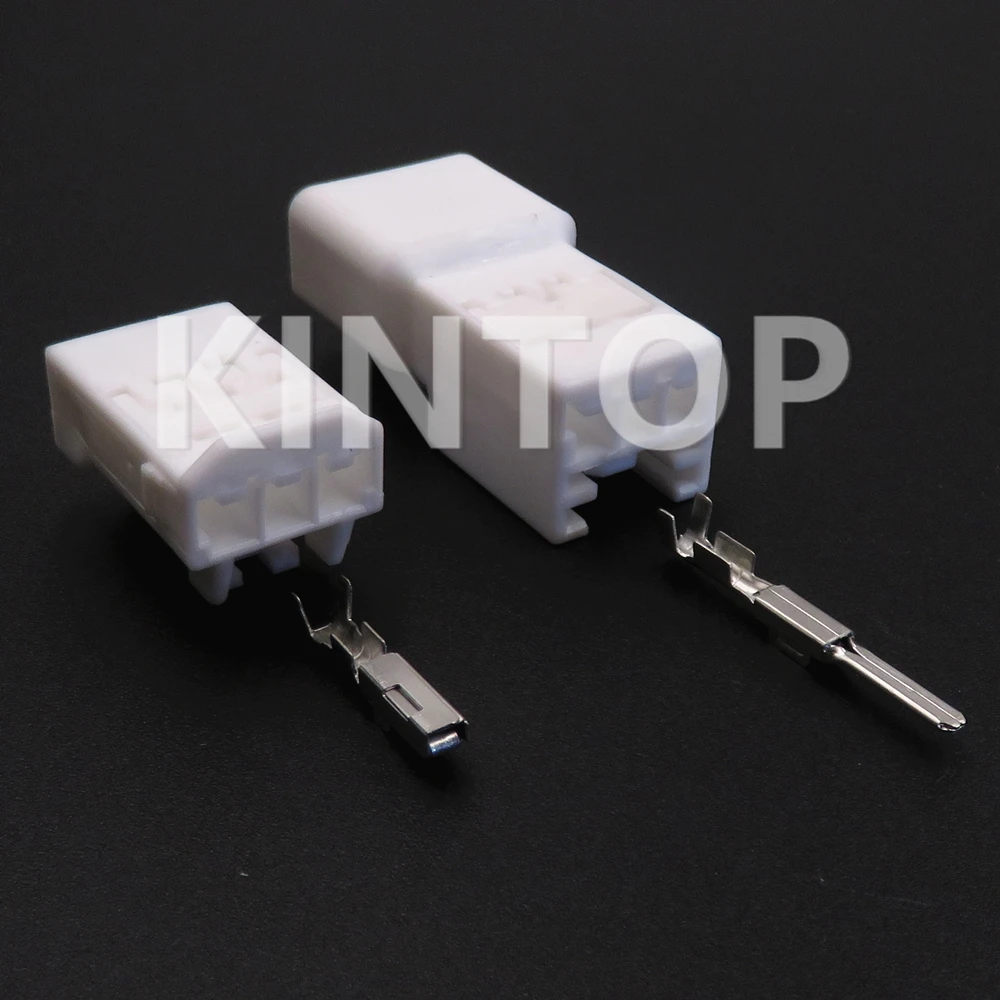 1 Set 3 Pins Auto Reading Lamp Male Plug Female Socket With Wires AC Assembly 7282-1030 6520-0577 Car Unsealed Wire Connector - Image 4