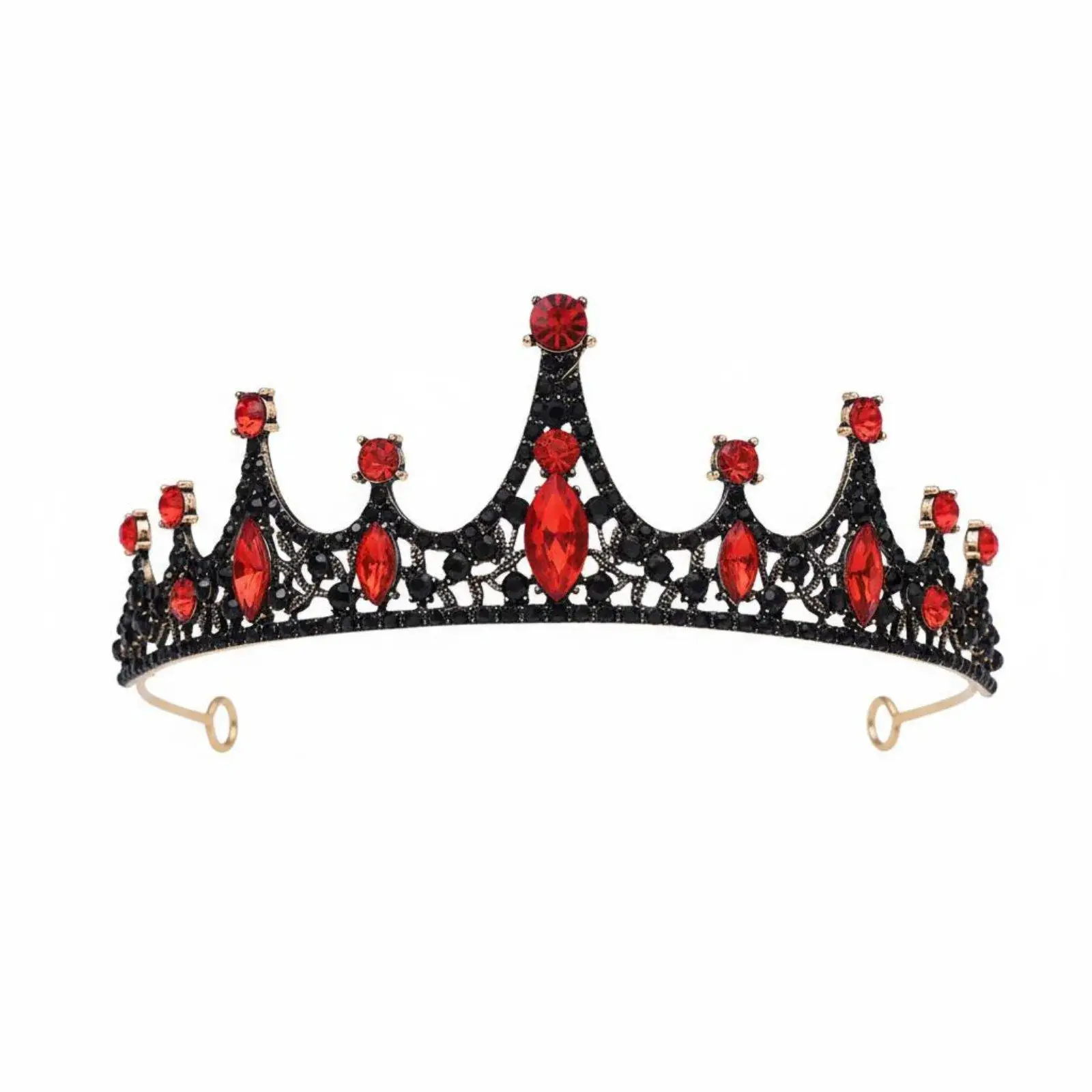 Luxury Rhinestone Birthday Crown Tiara for Women Princess Wedding Hair Accessory for Bridal Party
