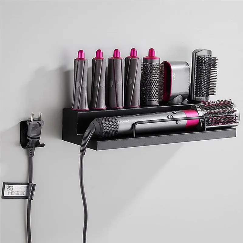 Dyson curling iron storage rack, styling device bracket, wall mounted Dyson hair wand storage rack, hair dryer hanging rack