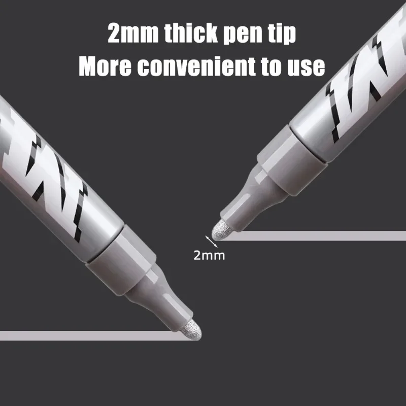 Car Scratch Repair Touch Up Paint Pen Multipurpose Tire Graffiti Pen Auto Motorcycle Bicycle Tyre Paint Marker Letter Repair