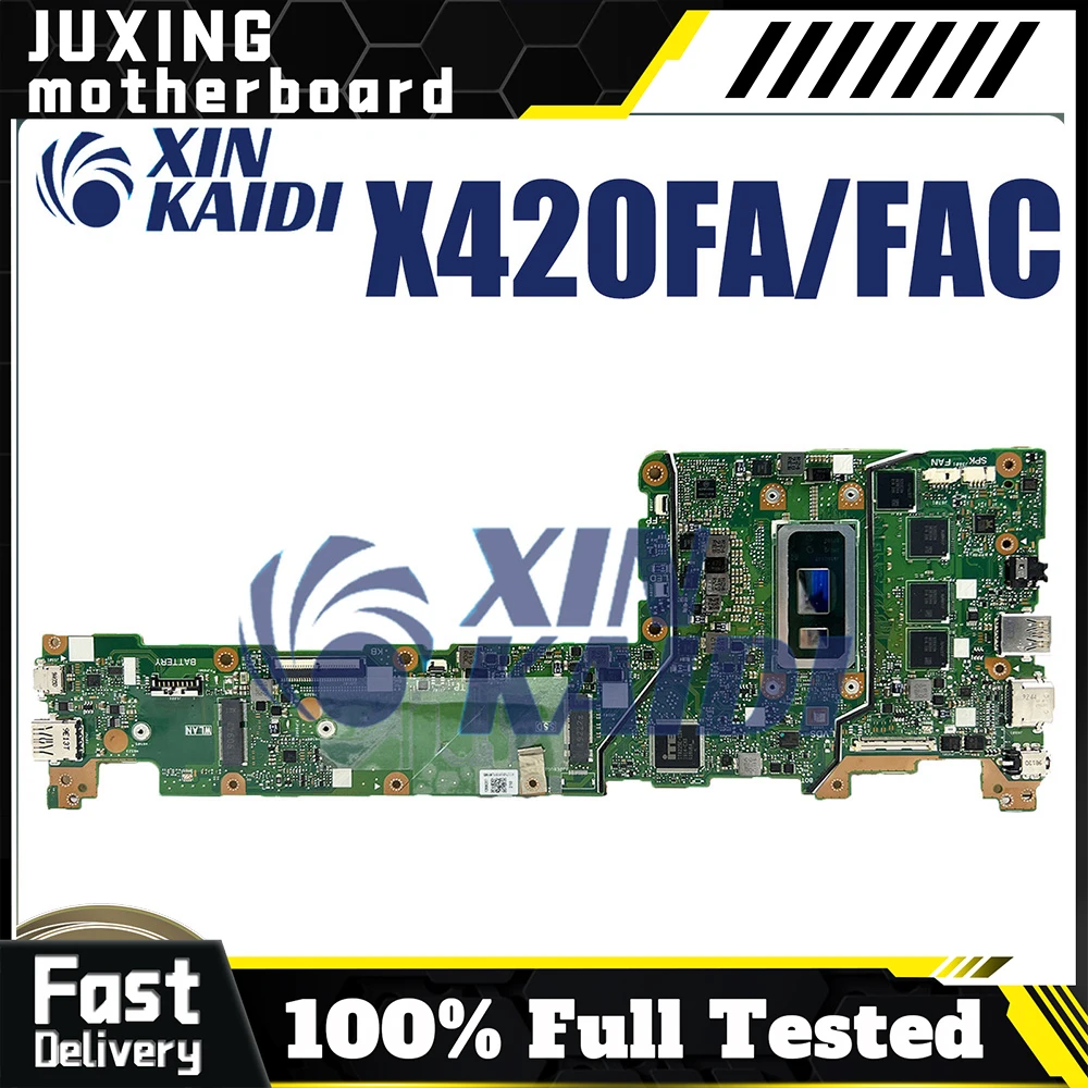 

X420FA For ASUS Vivobook F420F Y406F Laptop Motherboard F420FA X420 CPU i3 i5 i7​ W/CPU Laptop Mainboard